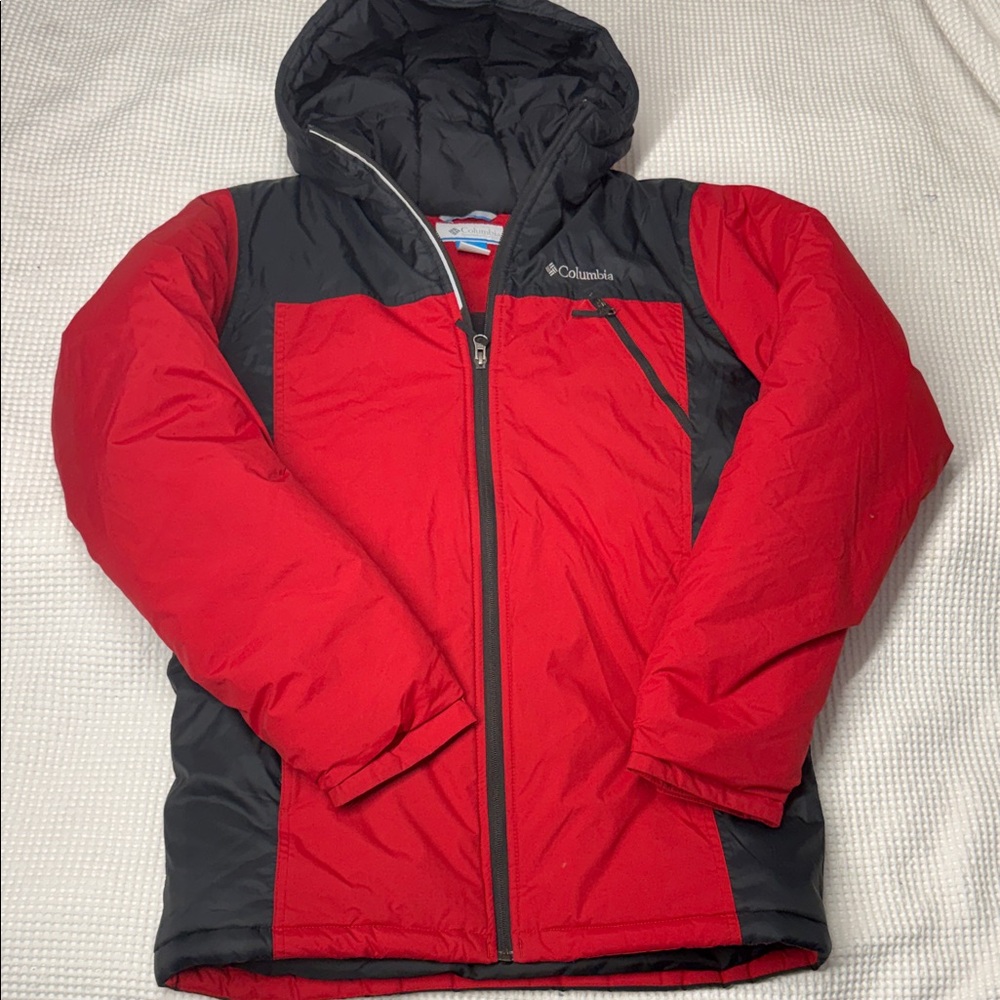 Columbia Two-Tone Red and Black Ski/Snow Jacket - Youth XL (18/20)